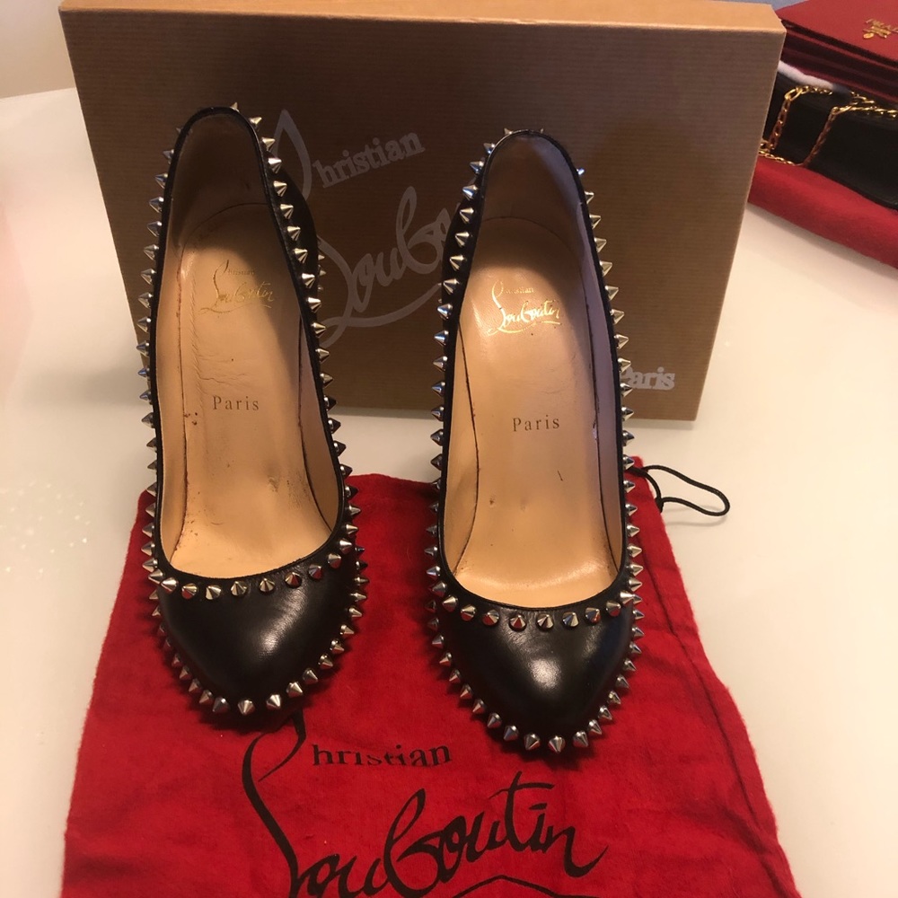 Christian Louboutin stud pumps
